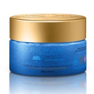Below Zero Arctic Serenity Exfoliating Almond Vanilla Body Scrub ~ Retail $229